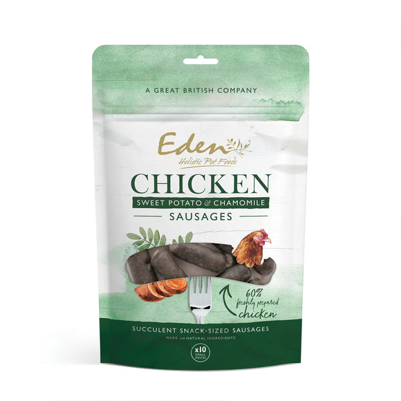 Eden Chicken With Sweet Potato & Chamomile Small Sausages (10 Pack)