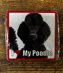 Pet Parade Poodle Coaster