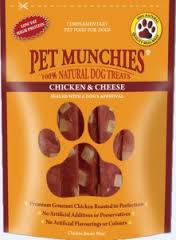 Pet Munchies Chicken & Cheese 100g