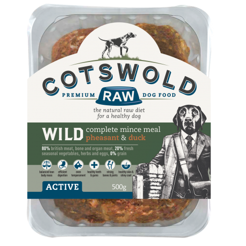 Cotswold Active 80/20 WILD Pheasant & Duck Mince