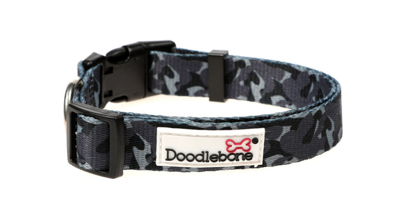 Doodlebone Originals Pattern Collar - Smokey Camo