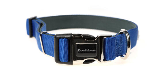 Doodlebone Originals Padded Collar - Sapphire