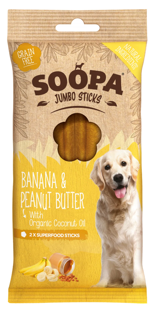 Soopa Banana & Peanut Butter Jumbo Sticks