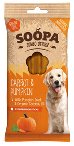 Soopa Carrot & Pumpkin Jumbo Sticks