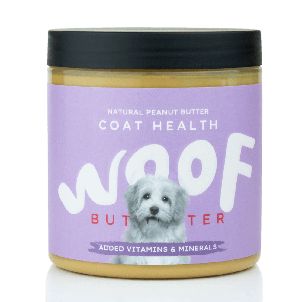 Woof Butter Coat Health: Natural Peanut Butter for Dogs 250g