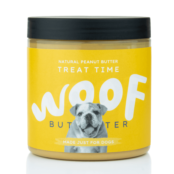 Woof Butter Treat Time - Natural Peanut Butter for Dogs