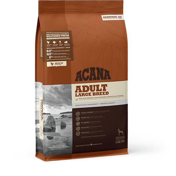 Acana heritage 2025 large breed puppy