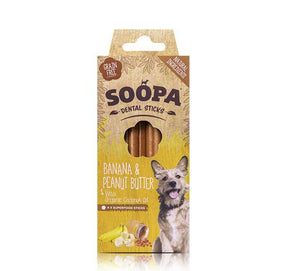 Soopa Dental Sticks Banana & Peanut Butter 100g