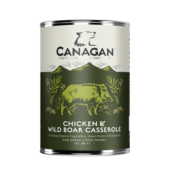 Canagan Dog Tin - Chicken & Wild Boar Casserole