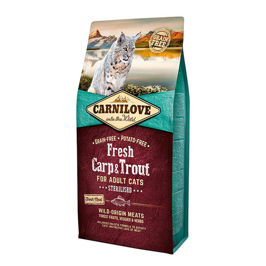 Carnilove Fresh Carp & Trout Dry Cat Food