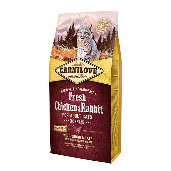 Carnilove Fresh Chicken & Rabbit Dry Cat Food