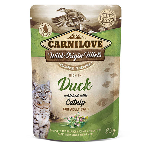 Carnilove Duck with Catnip (Wet Pouch)