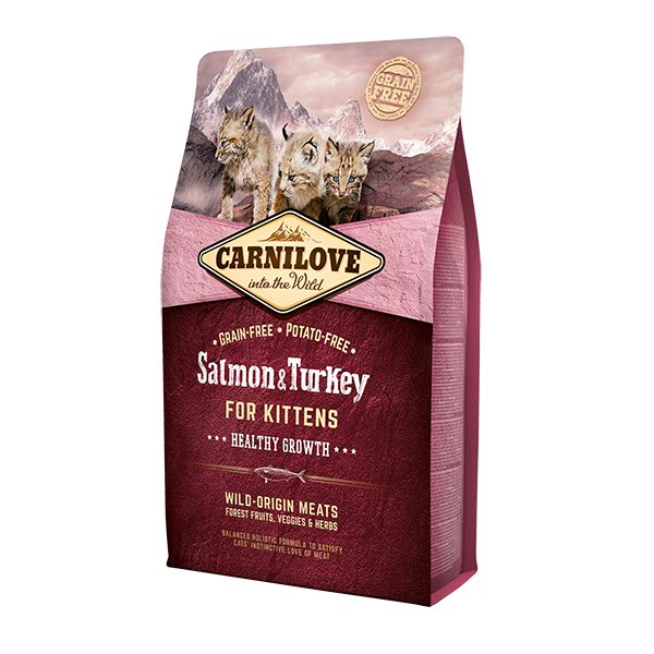 Carnilove Salmon & Turkey Dry Kitten Food