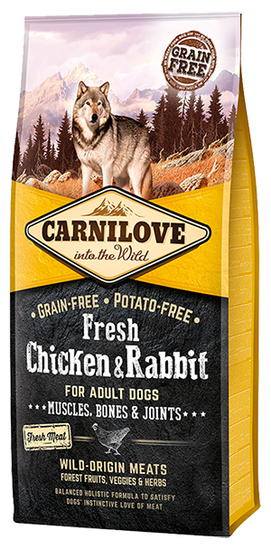 Carnilove Fresh Chicken & Rabbit Dry Dog Food