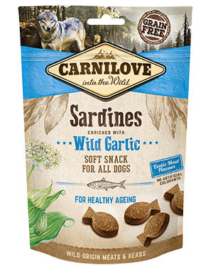 Carnilove Soft Snack Sardines with Garlic