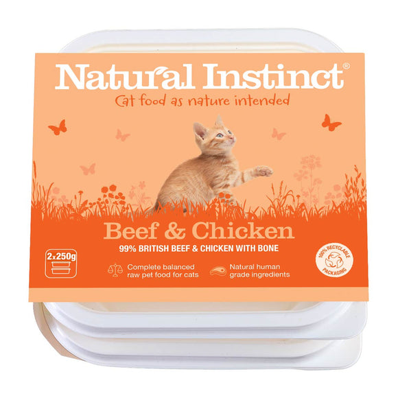 Natural Instinct - Beef & Chicken for Cats