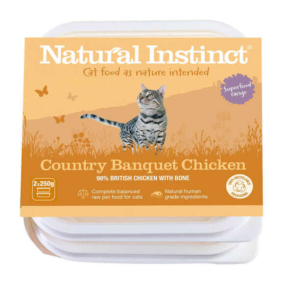 Natural Instinct - Country Banquet Chicken for Cats