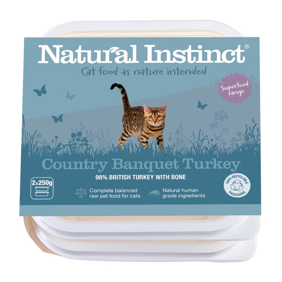 Natural Instinct - Country Banquet Turkey for Cats