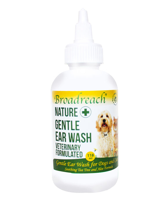Broadreach Gentle Ear Wash for Dogs and Cats (Veterinary Formulated)