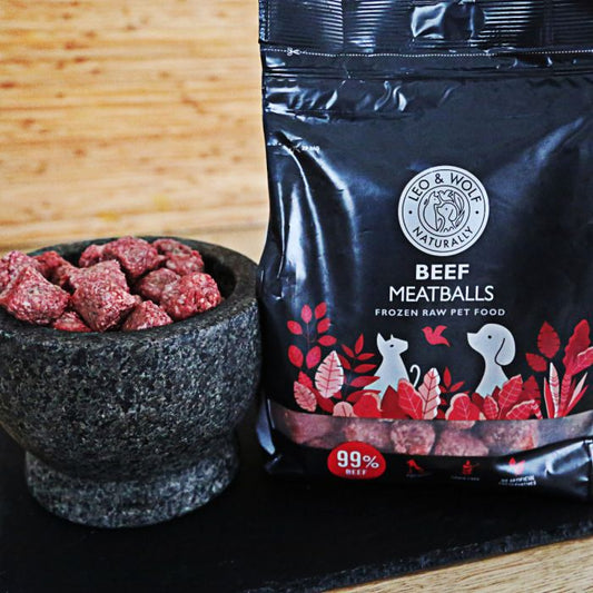 Leo & Wolf Beef Meatballs 1kg