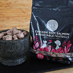 Leo & Wolf Chicken, Beef, Salmon & Veg Meatballs 1kg