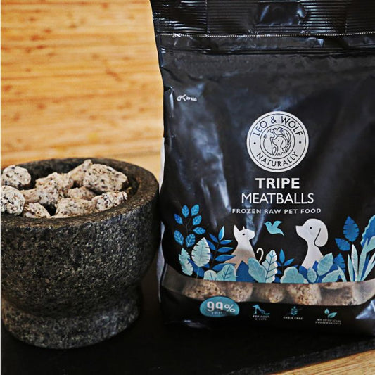 Leo & Wolf Tripe Meatballs 1kg