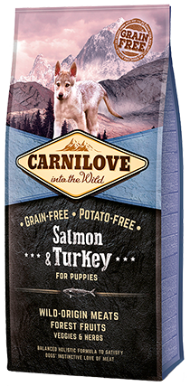 Carnilove Puppy Salmon & Turkey Dry Dog Food