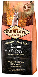 Carnilove Large Breed Puppy Salmon & Turkey Dry Dog Food