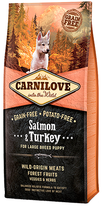 Carnilove Large Breed Puppy Salmon & Turkey Dry Dog Food