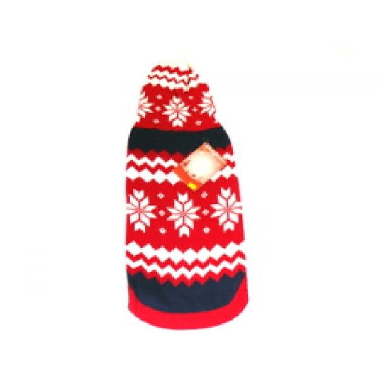 XMAS Animate Snowflake Hooded Jumper 8"