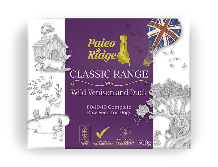 Paleo Ridge Classic Wild Venison & Duck 500g