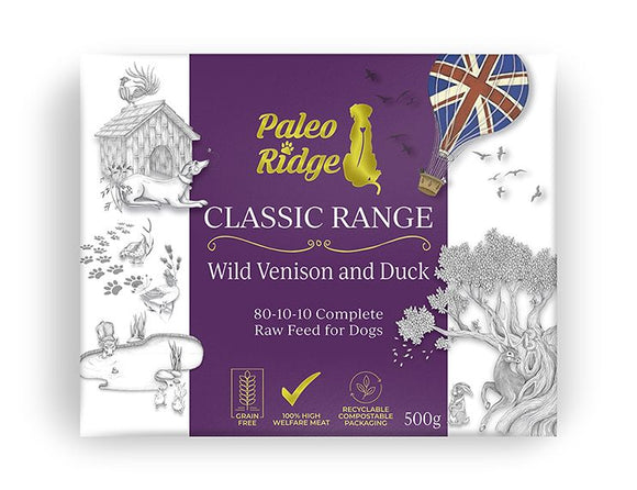 Paleo Ridge Classic Wild Venison & Duck 500g